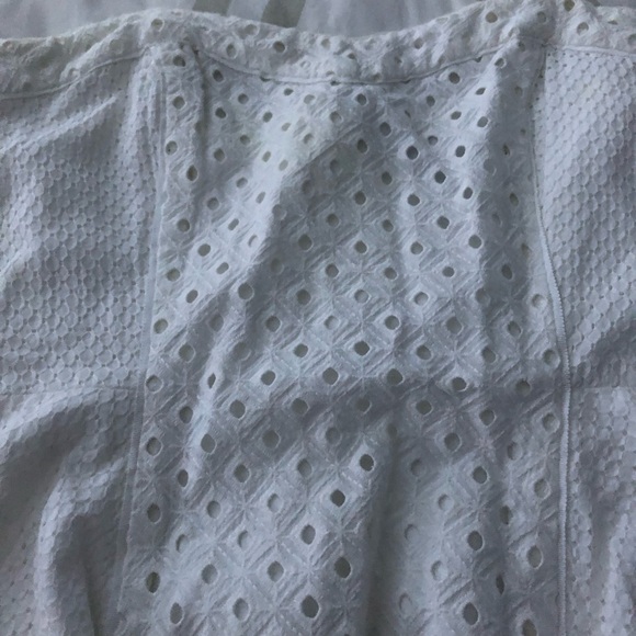 White House Black Market Tops - White House Black Market Ivory Eyelet Dress